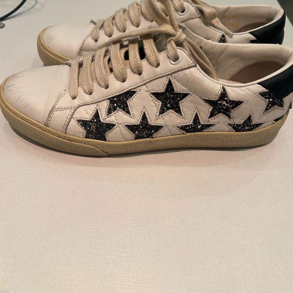 Saint Laurent court classic star sneakers